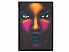 Cuadro digital pintado mujer colores