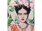 Cuadro Frida Kahlo retrato moderno