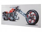 Cuadro 3D moto roja