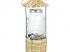 Dispensador bebidas de cristal jarra con grifo 3,5l