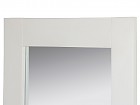 Espejo blanco rectangular de madera 150x50 cm