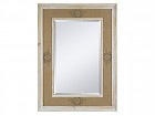Espejo de madera y lino 83x113 cm