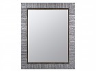 Espejo con marco lacado plata 99x79 cm