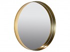 Espejo redondo marco dorado brillo 50cm