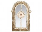 Espejo con reloj vintage