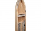 Estantería madera rústica forma barco