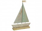 Figura de barco de madera