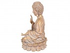 Figura Buda de resina dorada Mudra Abhaya 