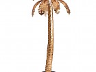 Figura decorativa palmera dorada Alt. 180 cm