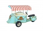 Figura decorativa vehículo triciclo de helados