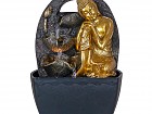 Fuente agua para decoración zen de Buda sentado