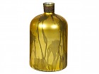 Jarrón botella oro 18x18x32 cm