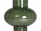 Jarrón verde de cristal