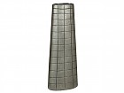Jarrón plata antiguo 19x10x51 cm