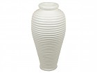 Jarrón terracota blanco 41x41x80 cm