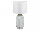 Lámpara blanca cerámica 30x30x61 cm