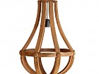 Lámpara colgante de madera de abeto