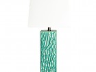 Lámpara de mesa con base rectangular de cerámica