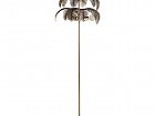Lámpara de pie metálica diseño palmera