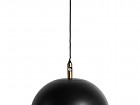 Lámpara de techo negra estilo champiñón