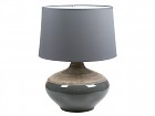 Lámpara cerámica gris 38x38x52 cm