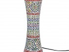 Lámpara de cristales mosaico convexa