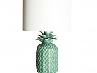 Lámpara de mesa piña de cerámica verde