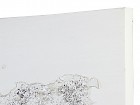 Cuadro tríptico mapamundi abstracto