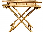 Mesa bandeja plegable de bambú