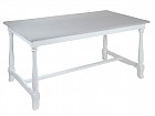 Mesa de comedor clásica blanca y gris Altea