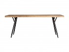 Mesa comedor industrial de madera de abeto