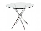 Mesa redonda cristal diseño pequeña