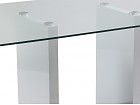 Mesa de cristal salón-comedor de 150 cm