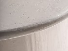 Mesa comedor ovalada de madera blanca