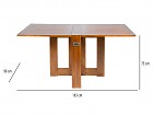 Mesa plegable abatible de madera 