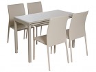 Lote de mesa con 4 sillas C
