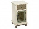 Mueble auxiliar retro color crema y verde Key