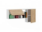 Estantería por módulos de madera combinada