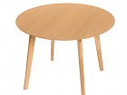 Mesa redonda de madera 100 cm fija