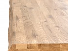 Mesa comedor de 140 cm de madera de roble y patas de metal