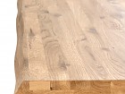 Mesa madera de Roble, patas metal,140 cm