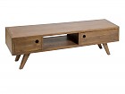 Mueble bajo TV de madera Amara