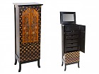 Mueble joyero de pie estampado Batik