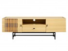 Mueble TV color roble de melanina y hierro