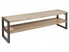 Mueble TV madera de acacia y hierro 175 cm Georgia