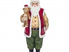 Papá Noel con osito de peluche