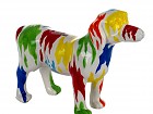 Hucha decorativa perro de dolomita en colores