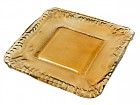 Plato Inca Ámbar 27x27 cm