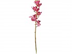 Rama orquídea flores rosa artificial