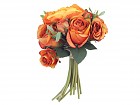 Ramo de flores artificial rosas naranja